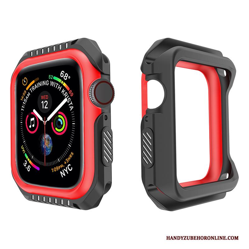 Apple Watch Series 1 Anti-fall Bescherming Rood Zacht Hoes Hoesje Siliconen