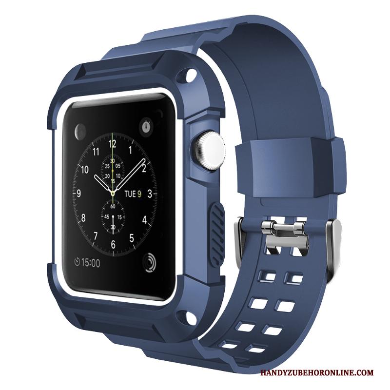 Apple Watch Series 1 Bescherming Waterdicht Blauw Persoonlijk Sport Hoesje Trend