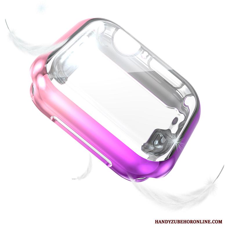 Apple Watch Series 1 Gekleurde Grijs Hoes Roze Bescherming All Inclusive Hoesje