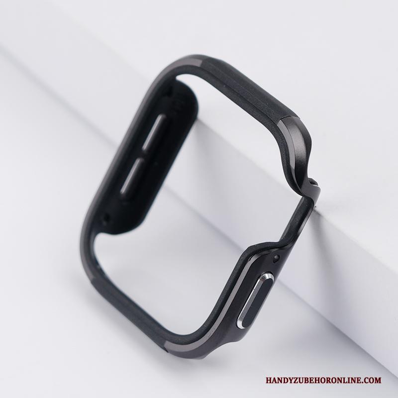 Apple Watch Series 1 Hoes Zilver Legering Metaal Hoesje Bescherming Tas