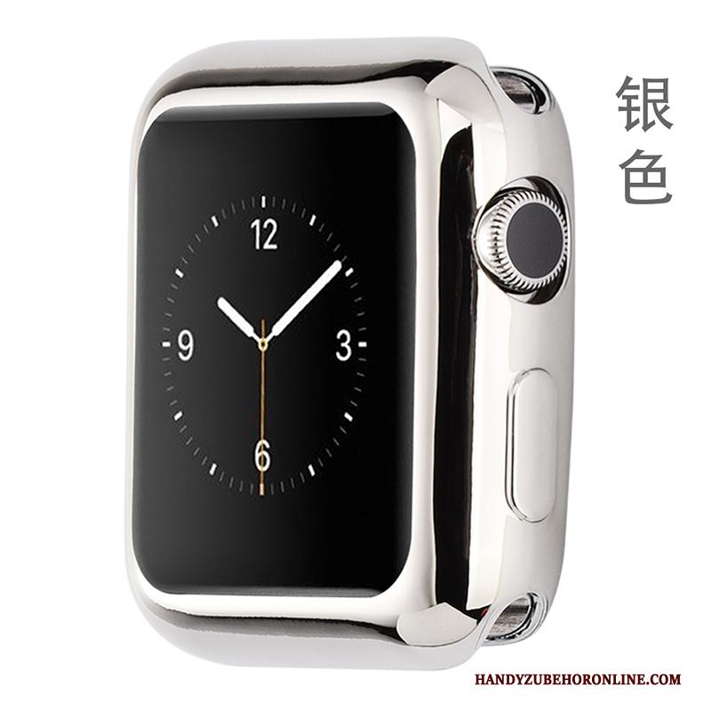 Apple Watch Series 1 Hoesje Zacht Hoes All Inclusive Siliconen Doorzichtig Zwart Bescherming