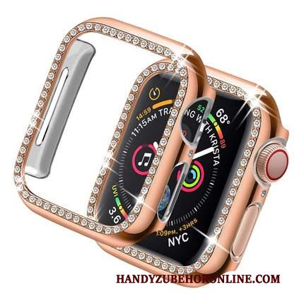 Apple Watch Series 1 Nieuw Dun Strass Zilver Accessoires Hoesje Plating