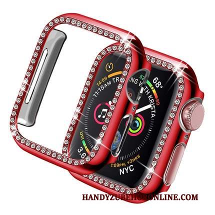 Apple Watch Series 1 Nieuw Dun Strass Zilver Accessoires Hoesje Plating
