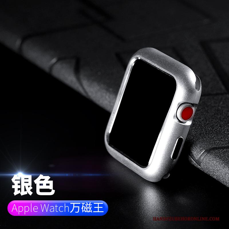 Apple Watch Series 1 Rood Bescherming Plating Anti-fall Hoesje All Inclusive Omlijsting