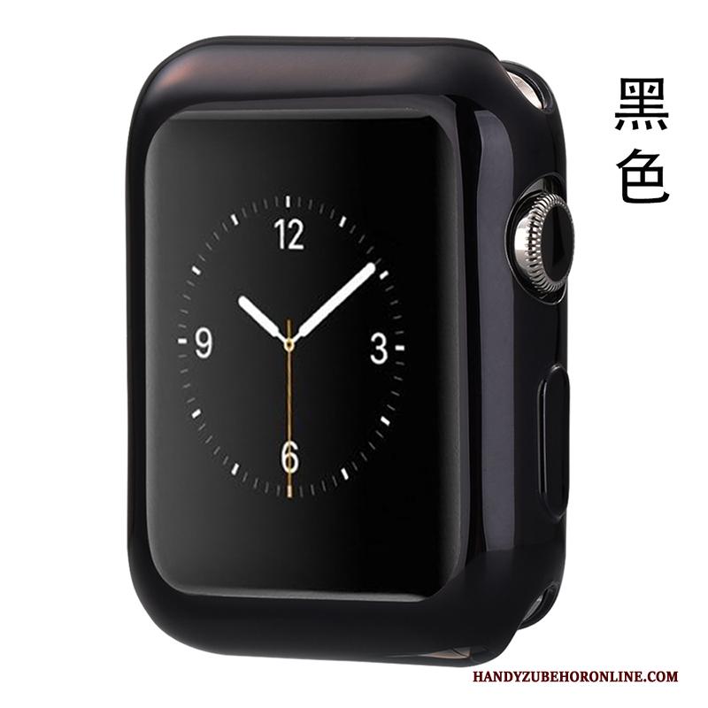 Apple Watch Series 2 Bescherming Zwart Anti-fall Hoesje All Inclusive Zacht Dun