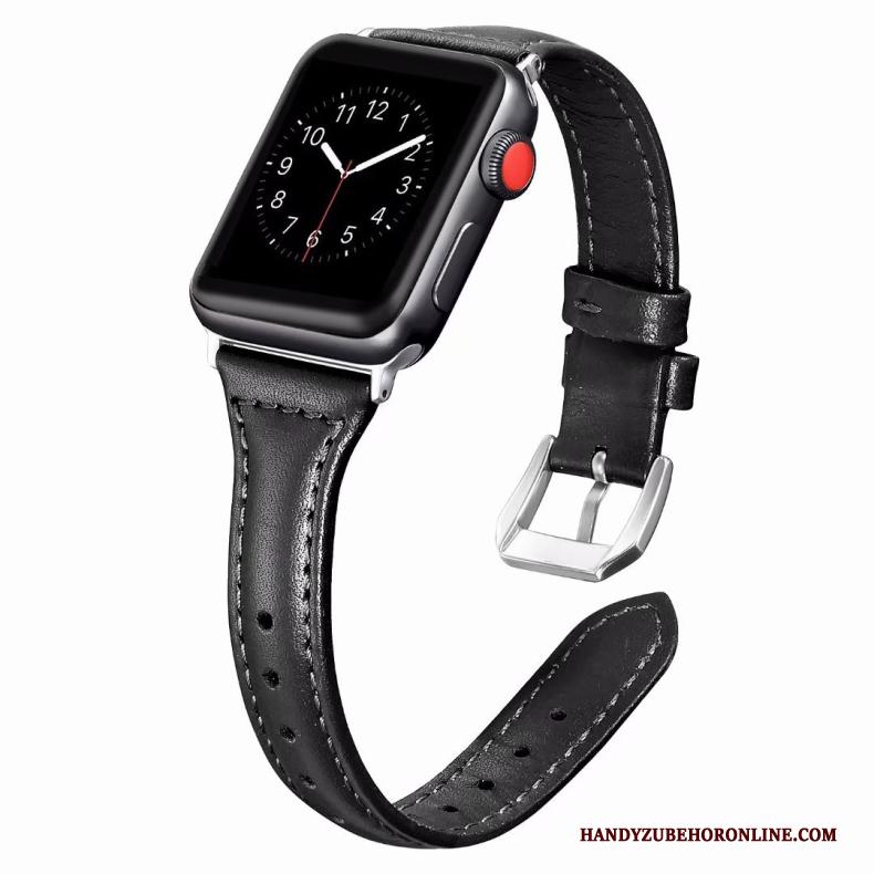 Apple Watch Series 2 Hoesje Fijne Roze Echt Leer