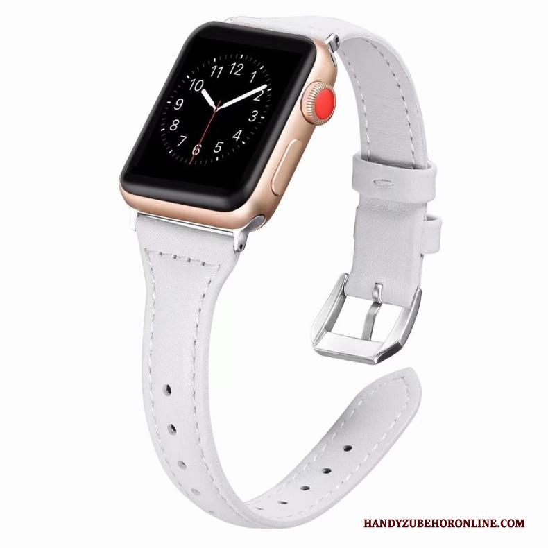 Apple Watch Series 2 Hoesje Fijne Roze Echt Leer