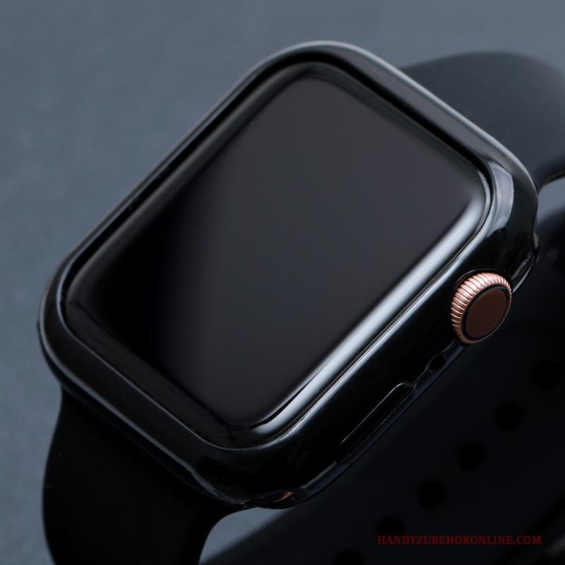 Apple Watch Series 2 Hoesje Skärmskydd Siliconen Pu Dun Roze Ster Bescherming