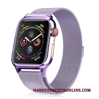 Apple Watch Series 2 Nieuw Hoes Purper Hoesje All Inclusive Metaal Bescherming