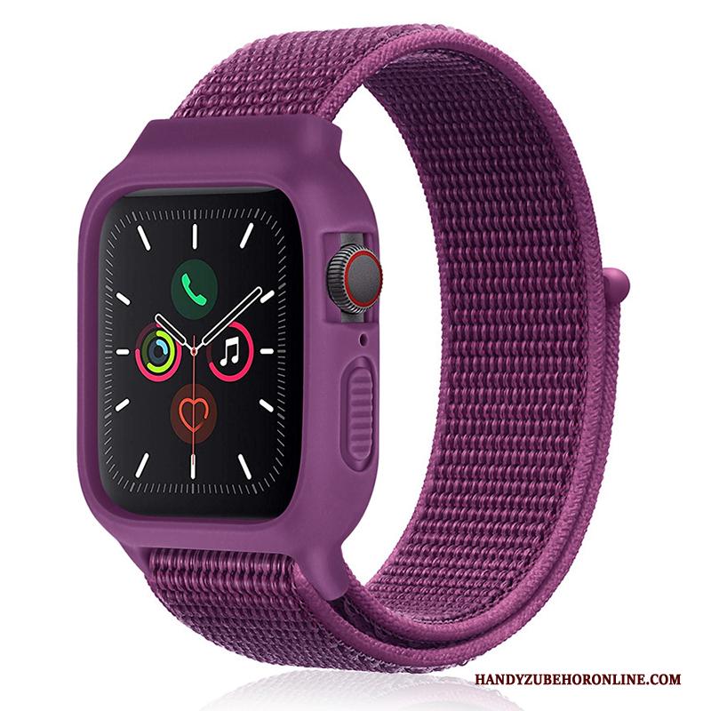 Apple Watch Series 2 Nieuw Hoesje Trend Sport Siliconen Nylon Zwart