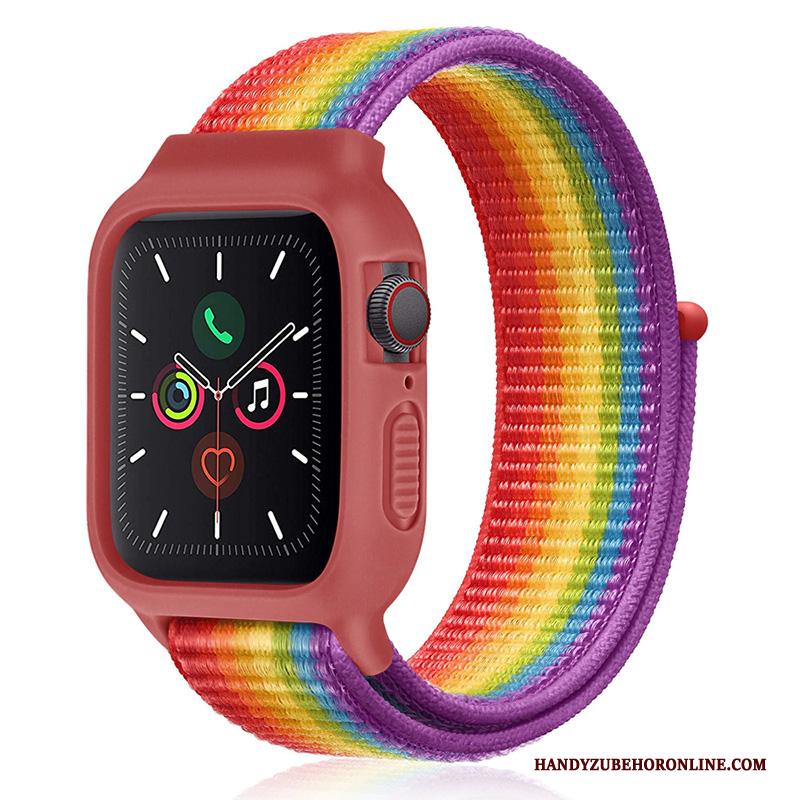 Apple Watch Series 2 Nieuw Hoesje Trend Sport Siliconen Nylon Zwart