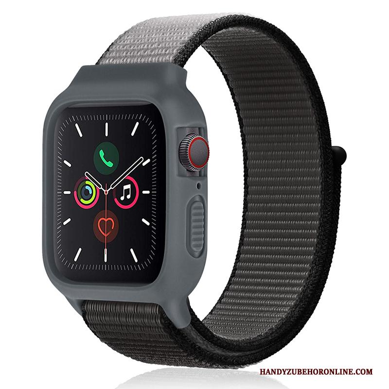 Apple Watch Series 2 Nieuw Hoesje Trend Sport Siliconen Nylon Zwart