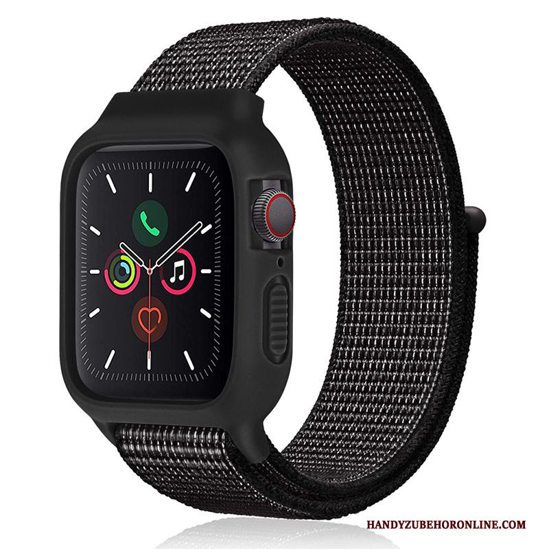 Apple Watch Series 2 Nieuw Hoesje Trend Sport Siliconen Nylon Zwart