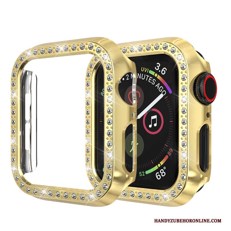 Apple Watch Series 3 Bescherming Goud Strass Anti-fall Hoes Hoesje