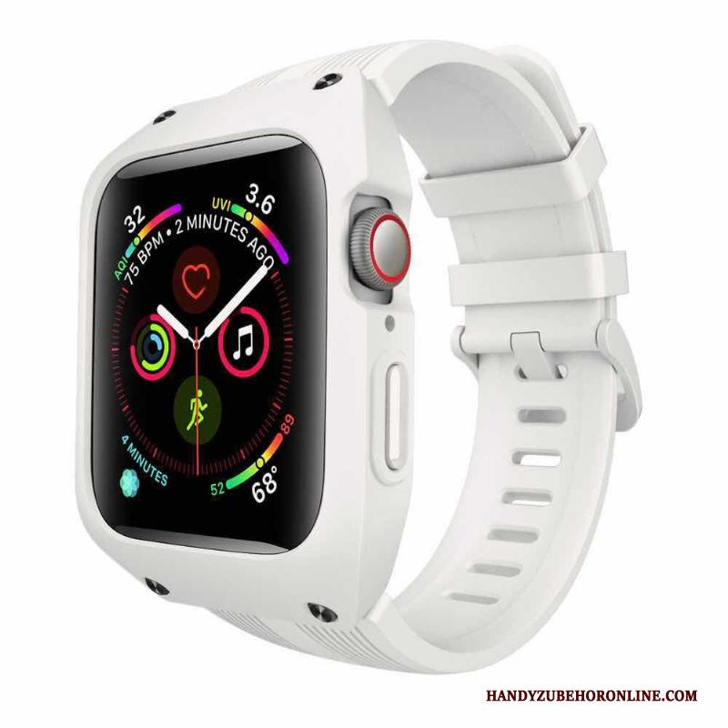 Apple Watch Series 3 Bescherming Hoesje Groen Siliconen Anti-fall All Inclusive Drie Verdedigingen