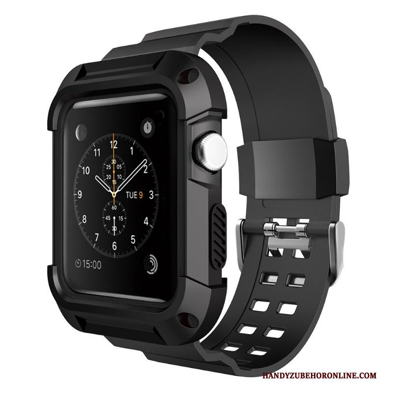 Apple Watch Series 3 Bescherming Sport Hoes Hoesje Trend Waterdicht Siliconen