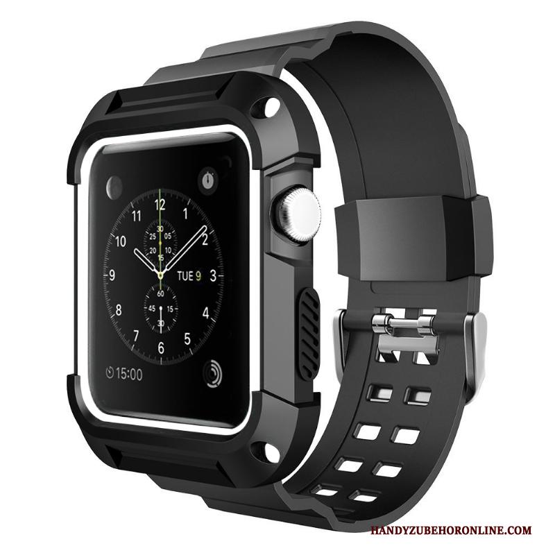 Apple Watch Series 3 Bescherming Sport Hoes Hoesje Trend Waterdicht Siliconen