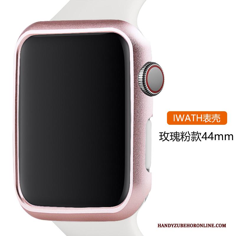 Apple Watch Series 3 Bescherming Trend Goud Legering Metaal Hoesje