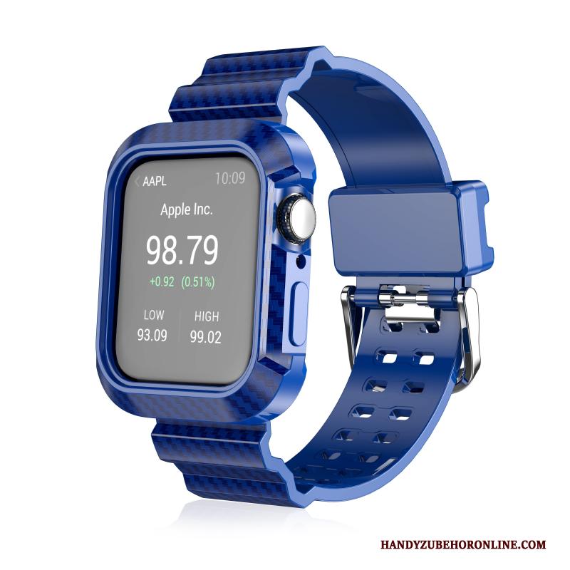 Apple Watch Series 3 Hoesje Blauw Bescherming Fiber