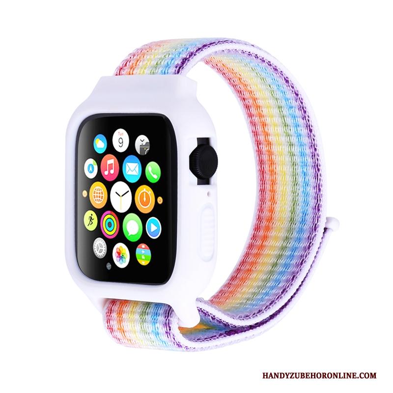 Apple Watch Series 3 Hoesje Nylon Bescherming Rood