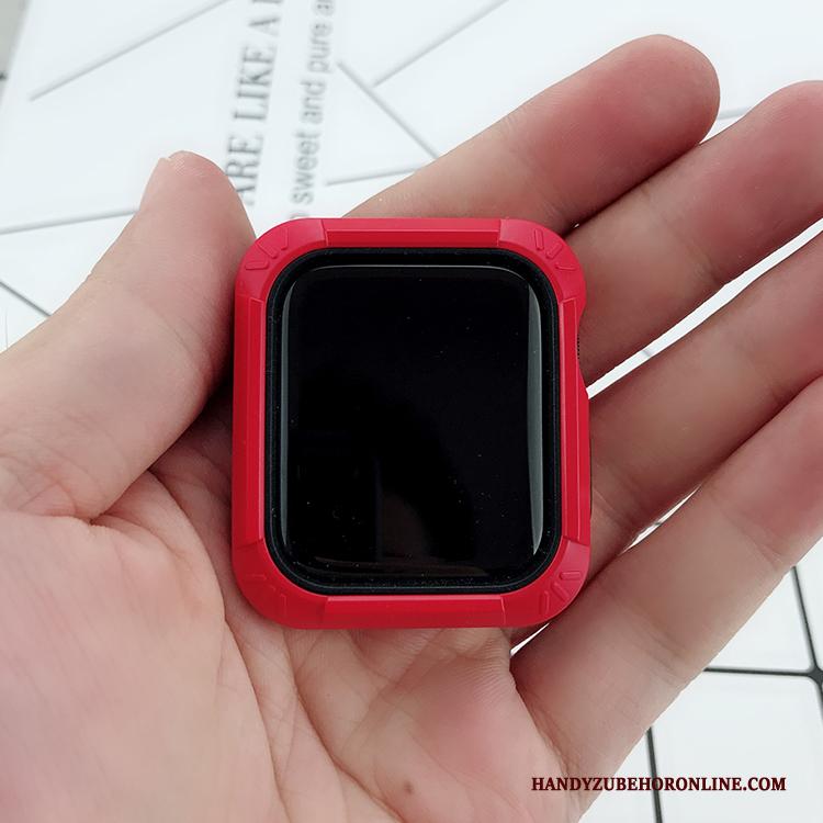 Apple Watch Series 3 Rood Bescherming All Inclusive Anti-fall Hoesje Zacht Siliconen