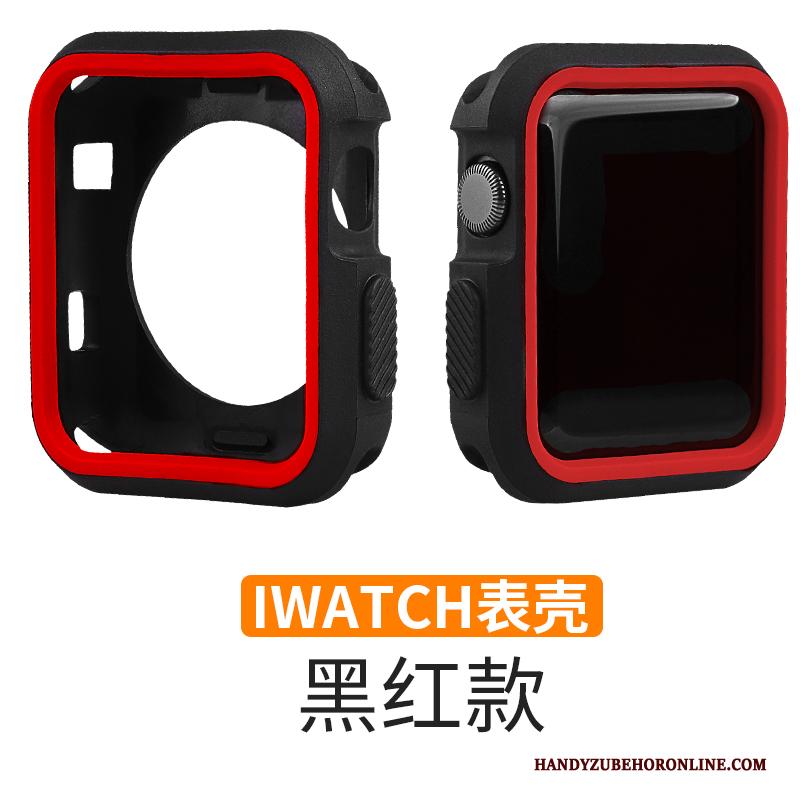 Apple Watch Series 3 Siliconen Hoesje Geel Skärmskydd Anti-fall All Inclusive Accessoires