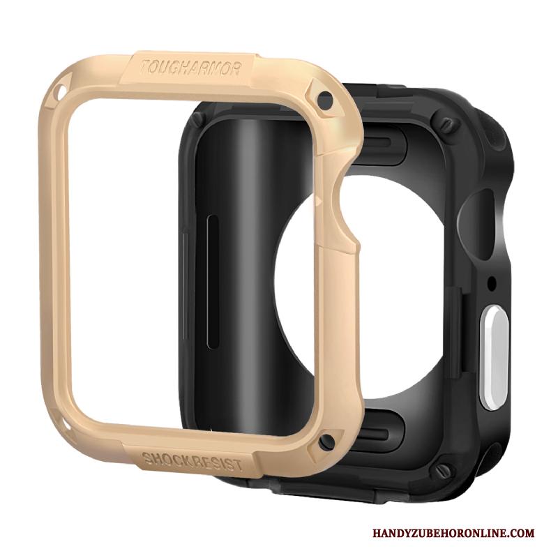 Apple Watch Series 3 Siliconen Pantser Hoesje Oranje Anti-fall Bescherming Accessoires