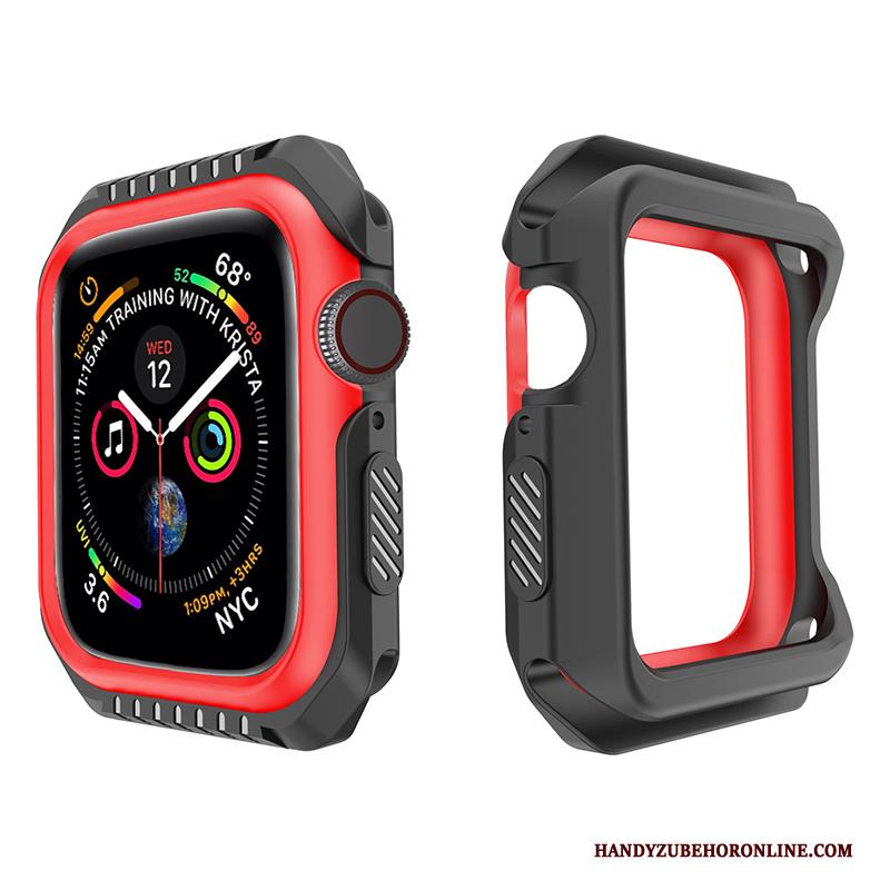 Apple Watch Series 3 Siliconen Zacht Bescherming Anti-fall Hoesje Purper