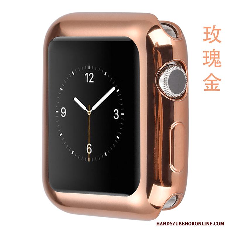 Apple Watch Series 4 Dun Anti-fall Hoesje Siliconen Zacht Plating All Inclusive