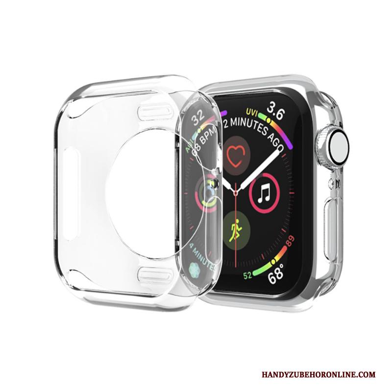 Apple Watch Series 4 Hoes Dun Skärmskydd Bescherming Hoesje Zacht Tas