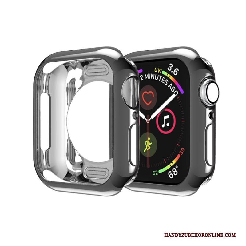 Apple Watch Series 4 Hoes Dun Skärmskydd Bescherming Hoesje Zacht Tas