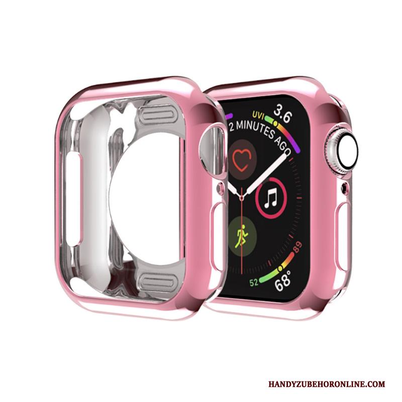 Apple Watch Series 4 Hoes Dun Skärmskydd Bescherming Hoesje Zacht Tas