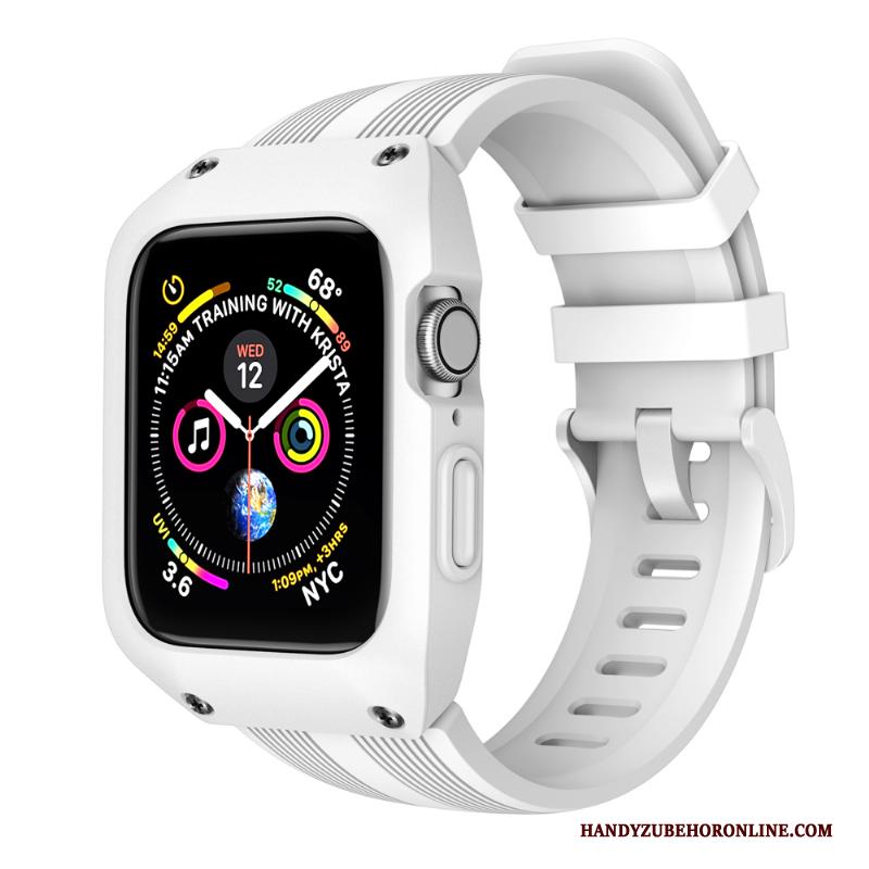 Apple Watch Series 4 Hoes Sport Scheppend Groen Hoesje Anti-fall Bescherming