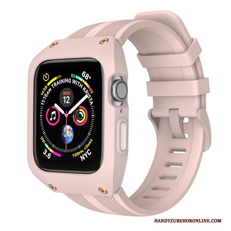 Apple Watch Series 4 Hoes Sport Scheppend Groen Hoesje Anti-fall Bescherming