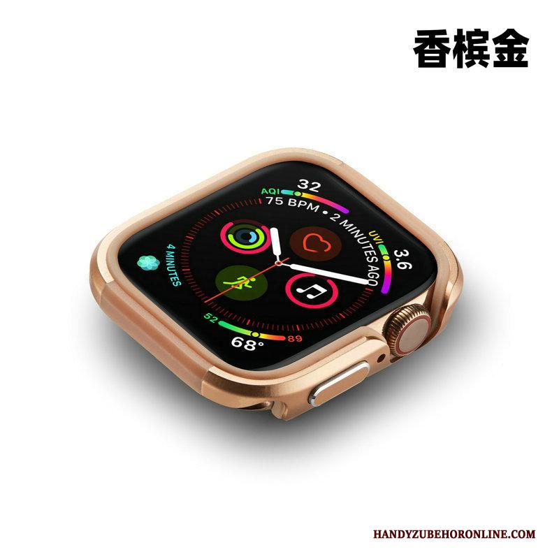 Apple Watch Series 4 Hoesje Bescherming Metaal Goud Omlijsting Anti-fall