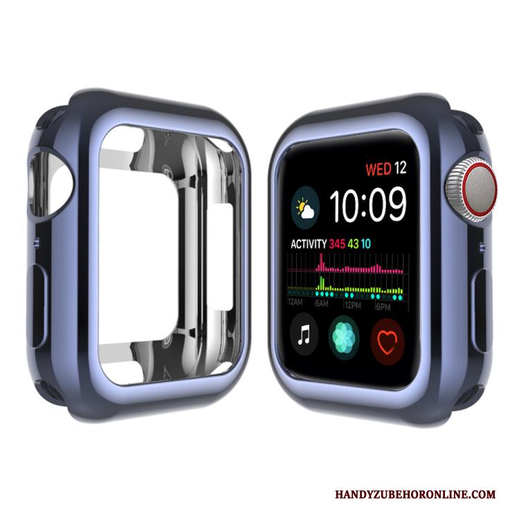 Apple Watch Series 4 Siliconen Roze Bescherming Hoesje Hemming Zacht Pu