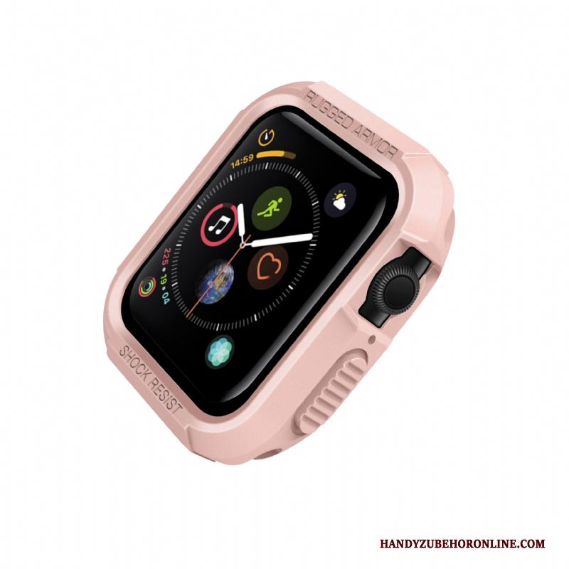 Apple Watch Series 4 Wit Siliconen Bescherming Anti-fall Hoes Hoesje