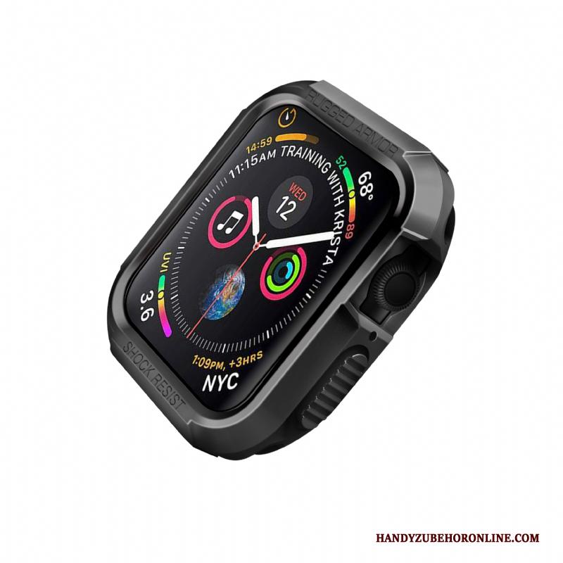 Apple Watch Series 4 Wit Siliconen Bescherming Anti-fall Hoes Hoesje