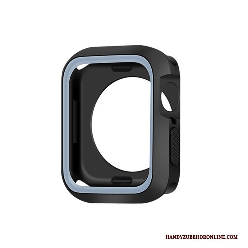 Apple Watch Series 4 Zacht Hoesje Blauw Siliconen Bescherming