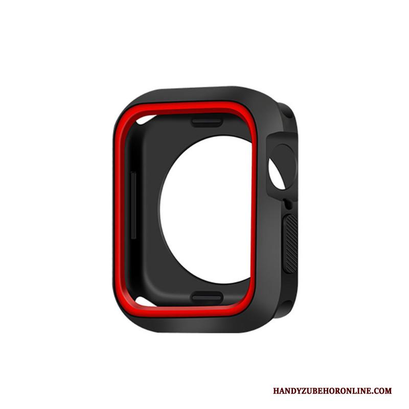 Apple Watch Series 4 Zacht Hoesje Blauw Siliconen Bescherming