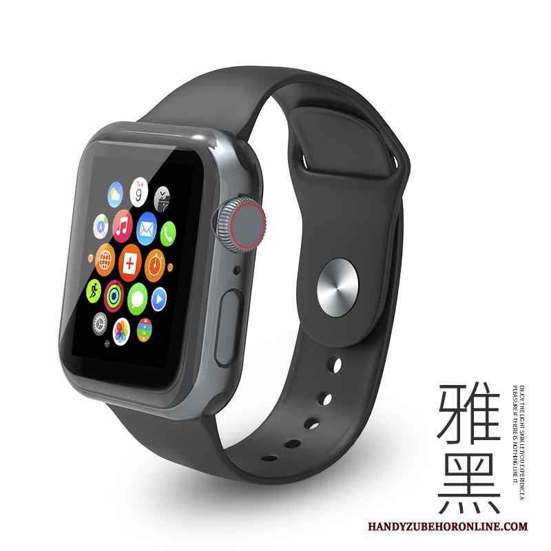 Apple Watch Series 5 Bescherming Siliconen Trend Persoonlijk Hoesje Blauw Mode
