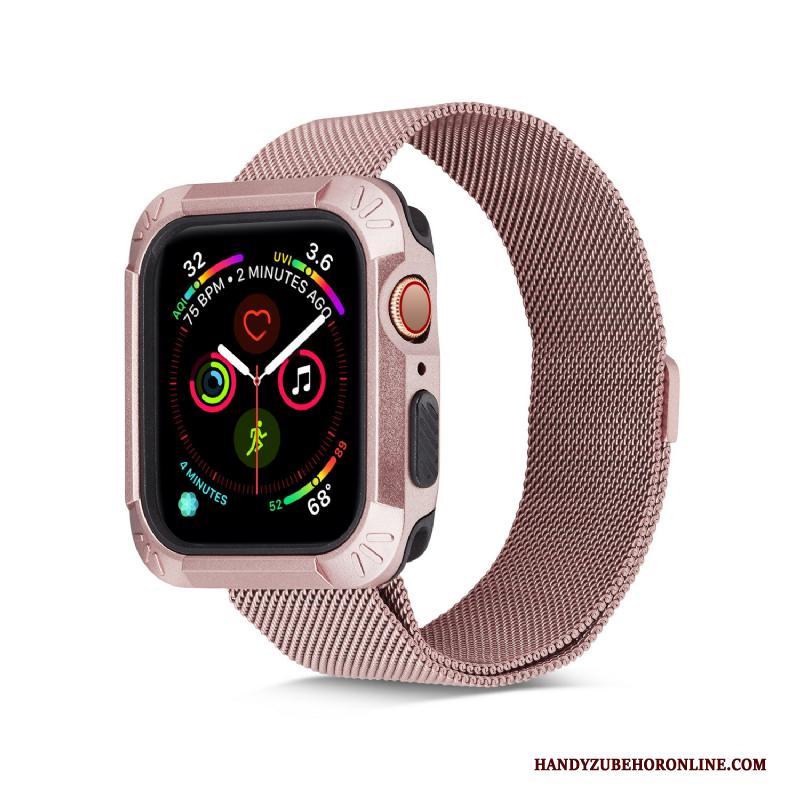 Apple Watch Series 5 Gemeenschappelijk Hoesje Dun All Inclusive Bescherming Accessoires Siliconen