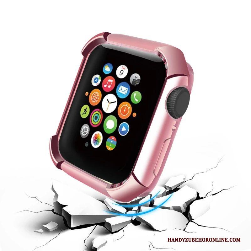 Apple Watch Series 5 Hoesje Siliconen Anti-fall All Inclusive Trend Koe Zwart Accessoires