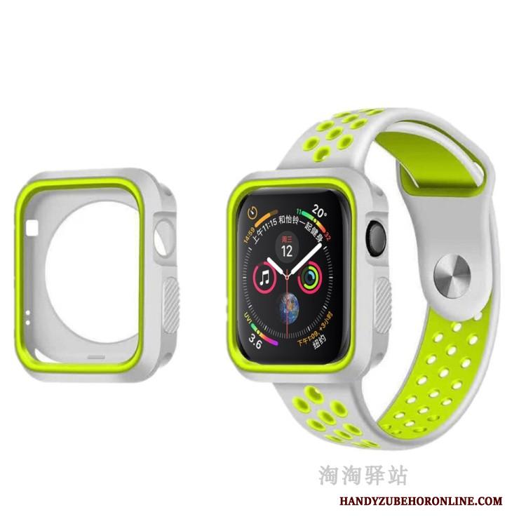 Apple Watch Series 5 Zacht Hoesje Ademend Rood Anti-fall Sport Bescherming