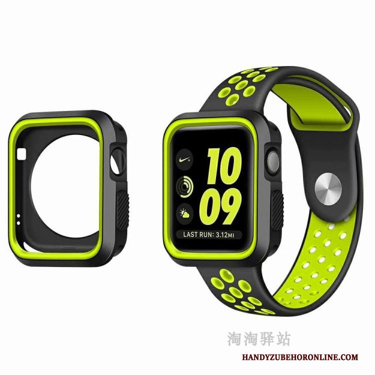 Apple Watch Series 5 Zacht Hoesje Ademend Rood Anti-fall Sport Bescherming