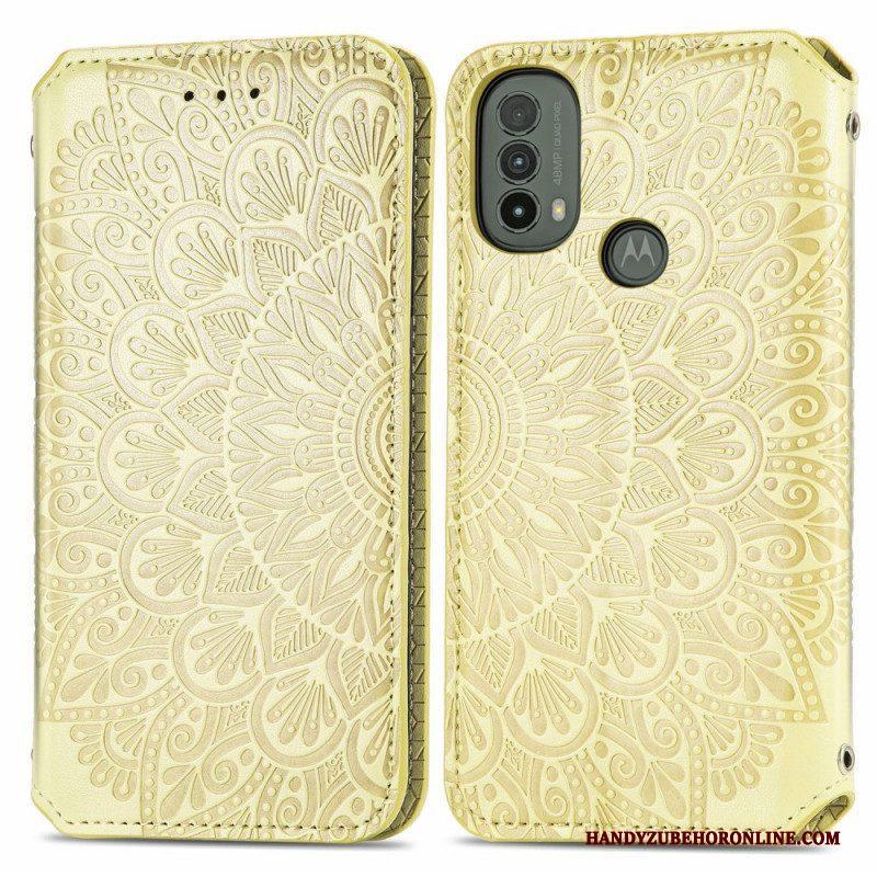 Bescherming Hoesje voor Moto E40 / E30 / E20 Folio-hoesje Mandala