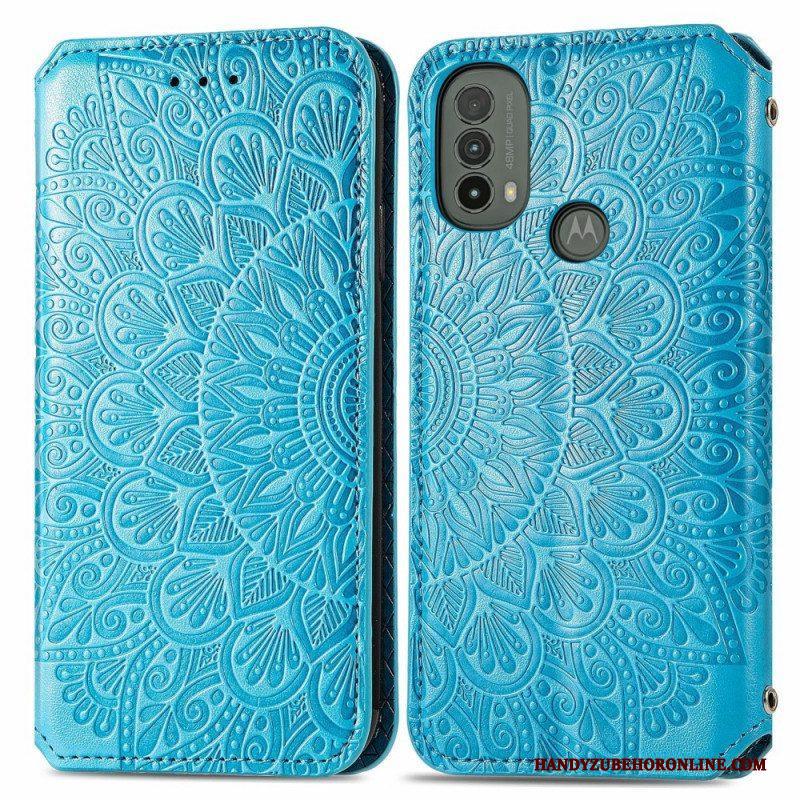 Bescherming Hoesje voor Moto E40 / E30 / E20 Folio-hoesje Mandala