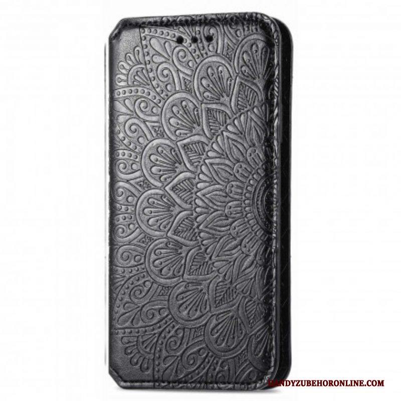 Bescherming Hoesje voor Motorola Edge 20 Pro Folio-hoesje Mandala