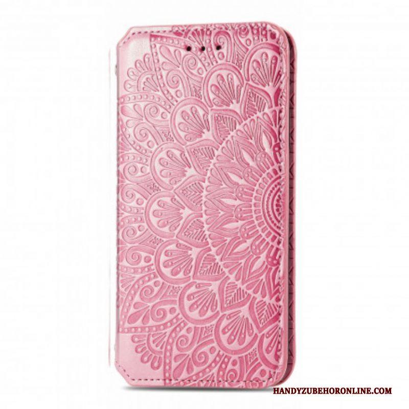 Bescherming Hoesje voor Motorola Edge 20 Pro Folio-hoesje Mandala