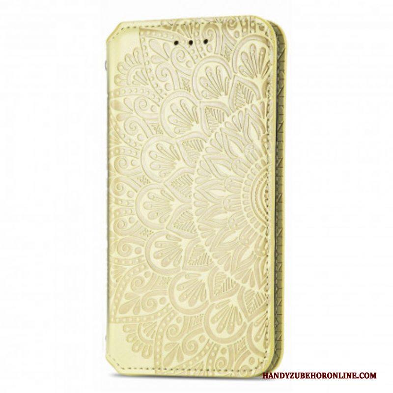 Bescherming Hoesje voor Motorola Edge 20 Pro Folio-hoesje Mandala